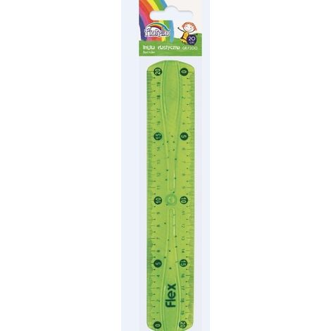 Regla flexible de plástico Fiorello &8211 20cm GR-F200