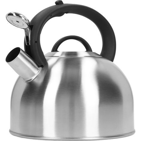 3L Edelstahl-Teekessel mit Pfeife, Schnellheizfunktion, Ein-Knopf-Bedienung und isoliertem Griff für Zuhause (1/5)