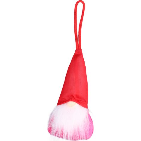 Décoration suspendue lutin en peluche rouge pour sapin et cheminée, fête de la Saint-Valentin (1/5)