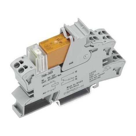 WAGO 788-506 Modulo relè Tensione nom.: 24 V/AC Corrente di commut. max.: 16 A 1 scambio 1 pz. (1/2)