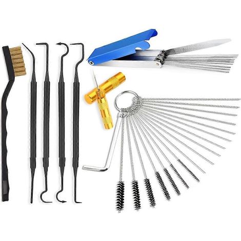 Nettoyant de pointe de torche de qualité supérieure, kit de nettoyage de carburateur en acier inoxydable, pour moto, tondeuse à gazon, petit moteur et soudage (1/5)