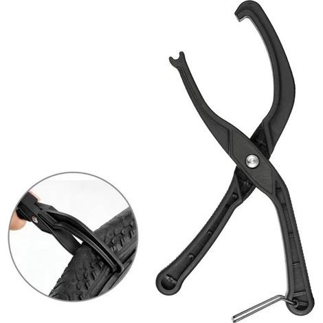 Unisex bicycle tire lever, black mounting tool (1/5)