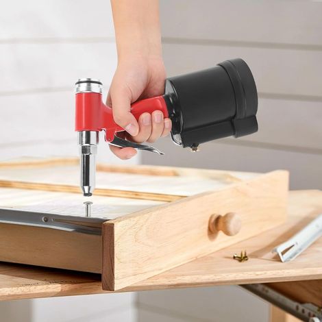 90-120psi Pneumatic Rivet Gun 1300kgf Air Riveter Riveting Tool Kit 3.2-6.4 Nails For Riveting Nuts Made of Aluminum Iron (1/5)