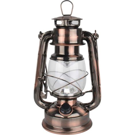 Lanterne LED, blanc chaud pour une utilisation intérieure ou extérieure (cuivre) (1/5)