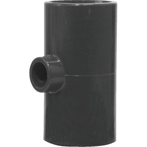 Té PVC pression 90ø FFF 63x50x63