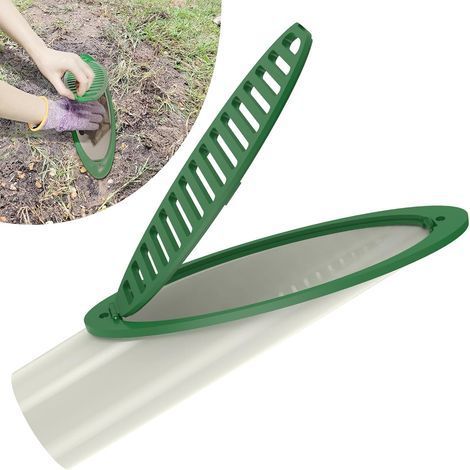 Grilles de drainage améliorées, émetteurs de drainage de cour inclinés, drains à grille pour drains de pompe de puisard et rallonges de buses sous gouttière avec boutons-poussoirs,-Chrom (1/5)