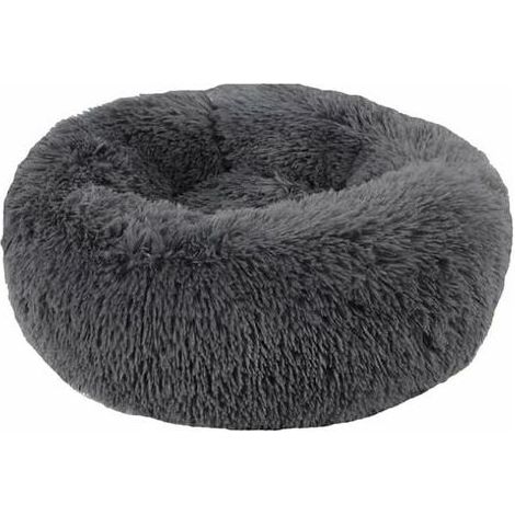 Extra großes, rundes, weiches und waschbares Hundebett mit Kissen, Deluxe-Hundekorb mit Kissen, Donut-Hundebett 40 cm (1/5)
