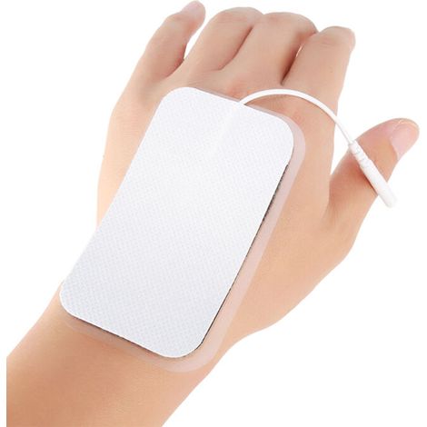 Électrodes Adhésives Réutilisables pour TENS, Soulagement Douleur Musculaire (1/4)