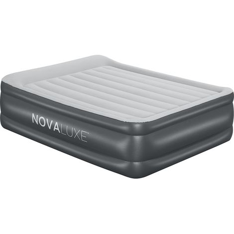 lit Gonflable Longue durée avec Pompe intégrée, Oreiller et Charge USB (1/5)