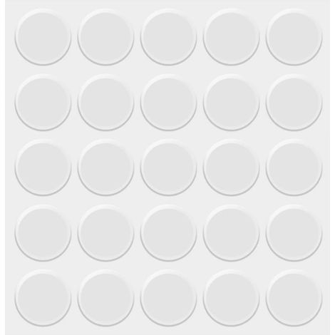 25 coussinets en silicone transparent, amortisseurs de meubles en silicone (1/4)