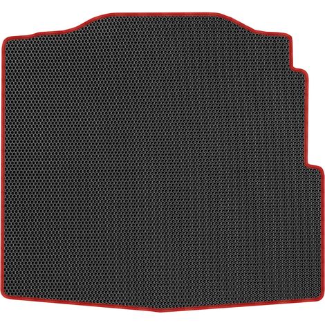Alfombrilla de maletero de EVA para Ford Focus II Cabrio (2008-2017), revestimiento tipo panal de abeja - NEGRO (1/5)