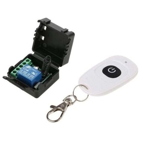 Smart Home 433Mhz DC 12V 1CH Telecommande sans fil Relais Recepteur emetteur Telecommande universelle Commutateur Module et emetteur RF Telecommandes (1/4)