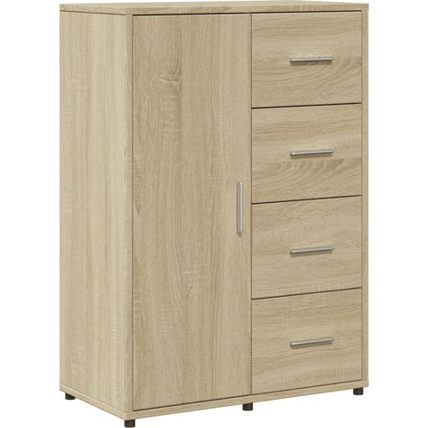 Credenza cassettiera cassettiera mobile contenitore organizer cucina soggiorno soggiorno Sonoma 60 x 31 x 84 cm derivati del legno marrone 020031597