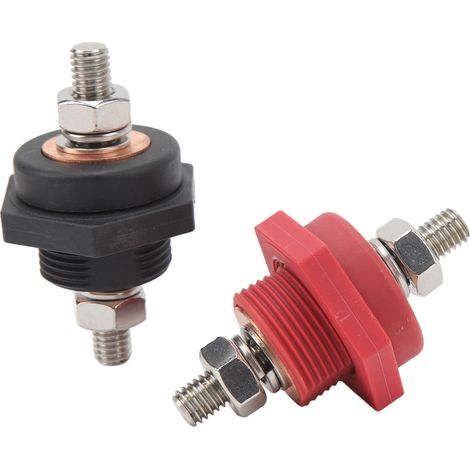 Connecteur de borne de batterie DC12V 3/8 po, borne de câble de batterie, connecteurs de cloison pour voitures, camping-cars et navires (1/5)