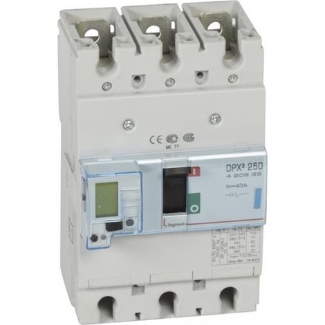 Legrand 420635 Interruttore automatico dpx≥ 250 - 40A 3P 70kA - elettronico