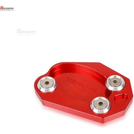 Versys650 2007–2009 Motorrad-Kickstandfuß-Seitenständer-Vergrößerung für Kawasaki Versys1000 2012–2014 VERSYS-X300 ABS 2016–2023 – Rot
