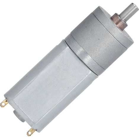 Moteur électrique miniature à engrenages CC 12 V JGA20-180, à balais de carbone, longue durée de vie, ultra basse vitesse et couple élevé (60 tr/min). (1/5)