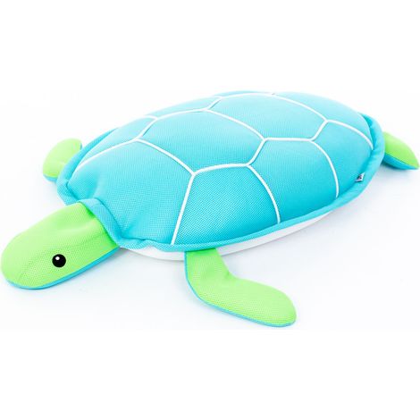 Westmann – Tissu flottant tortue bleu 82x100 cm – Tissu extérieur en maille 3D – Remplissage mousse à séchage rapide – Utilisation intérieure et extérieure