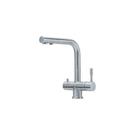 Franke Atlas Canna Girevole. Colore del prodotto: Acciaio inox, Materiale del rubinetto: Acciaio inox, Controllo del flusso d'acqua: Leva sanitaria. Altezza (max): 28,9 cm, Distanza ... - 120.0179.978 (1/5)
