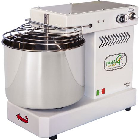 Impastatrice a Spirale Testa Fissa 10Kg 400W Famag IM10/230 10 Velocità