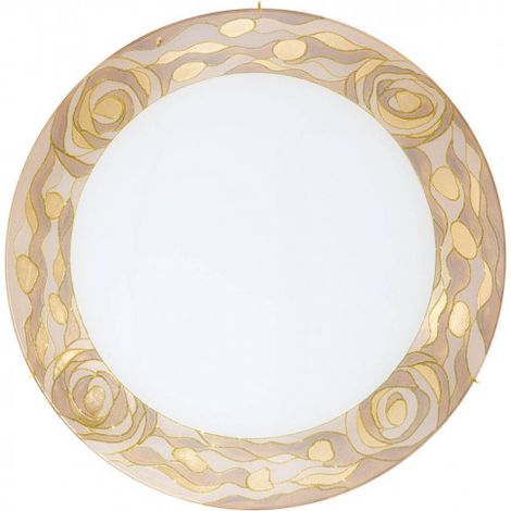 Kolarz SERENA Plafonnier décoratif en verre à 4 lumières, or 24 carats (1/5)