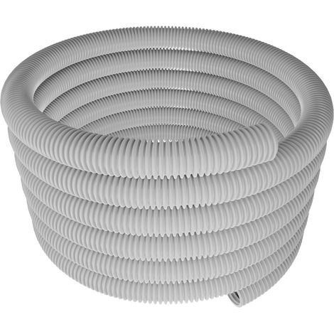 Tubo corrugato rinforzato in PVC per cavi, grigio, 25 mm, 30 m