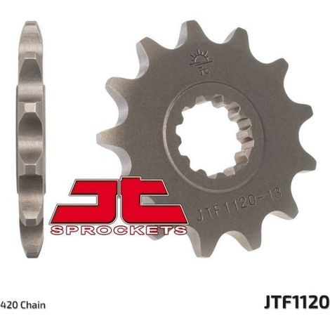 Pignone anteriore JT F1120-10, 10 denti, misura 420 (1/2)