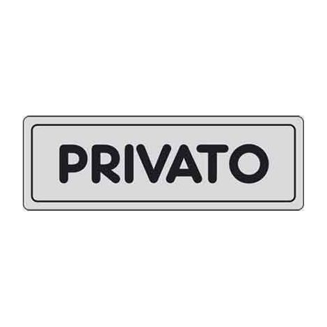 ÉTIQUETTE 'PRIVÉ' 15x5 cm