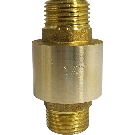 Clapet anti-retour en laiton 1'' (26 x 34 mm) – Filetage plomberie pour systèmes d'irrigation – Prévention reflux d'eau