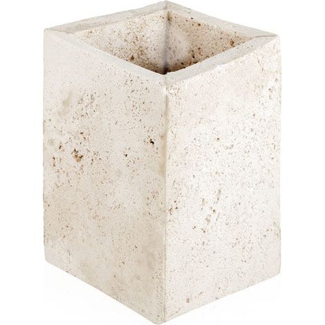 BATHSTAGE 61470 B-SANDY Vaso Mármol travertino - ref: BS-61470