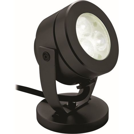 Firstlight Waterproof - Spot mural étanche à 3 ampoules LED et pointes noires IP68