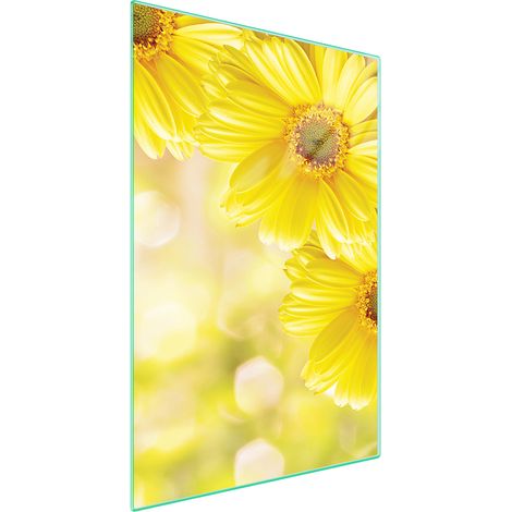 TAGLIERE IN VETRO 35x52 Fiore (1/5)