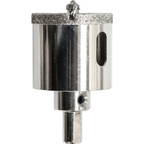 Foret diamant de 40 mm avec foret de positionnement central pour verre, céramique, porcelaine et carrelage (1/5)