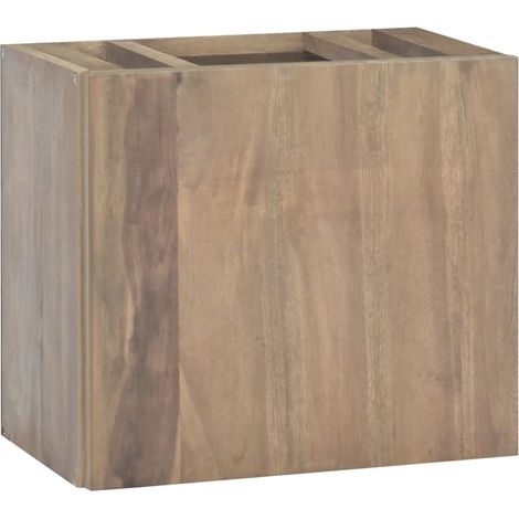 Wand-Badschrank Badhängeschrank,Hängeschrank 45x30x40 cm Massivholz Teak -BV94372 (1/5)