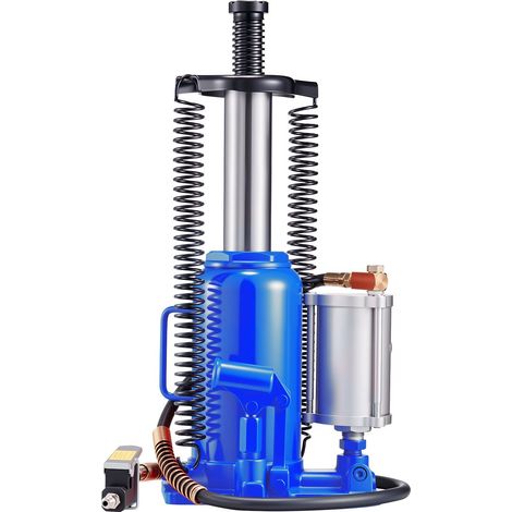 Cric bouteille pneumatique/hydraulique, capacité de charge de 20 tonnes, plage de levage de 260 à 495 mm, cric bouteille soudé robuste avec pompe pour voiture, camionnette, camion, camping-car, SUV, r (1/5)