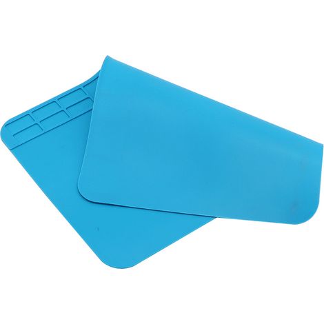 Tapis de Réparation en Silicone Résistant à la Chaleur – Tapis de Travail Antidérapant pour Réparation Téléphone et Ordinateur, Support Isolant pour Fer à Souder (1/2)