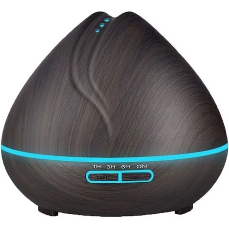 500ml Diffuseur d'arôme, Diffuseur d'Huile Essentielle/Humidificateur Ultrasonique -Pour Bébé Chambre/SPA/Yoga/Massage/Bureau Etc,1714.3cm (1/4)