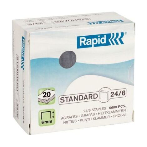Rapid 24859800 grapa Paquete de grapas 5000 grapas