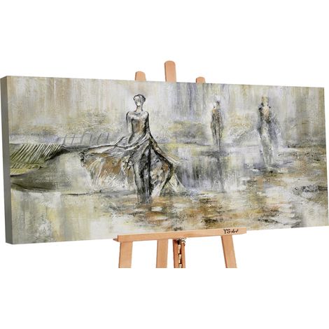 Gemälde Modenschau auf Keilrahmen 140x70 cm