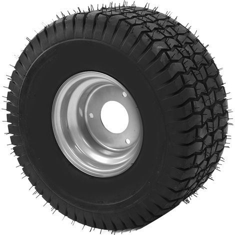 Roue de pneu 15x6.00‑6 avec moyeu, pneus lourds pour VTT, UTV, kart, tondeuse à gazon et véhicule agricole (1/5)