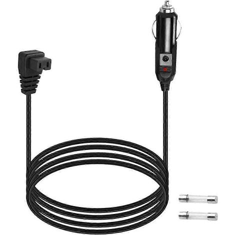 Câble d'alimentation 12 V pour réfrigérateur de voiture, rallonge de 2 m pour réfrigérateur-congélateur avec adaptateur allume-cigare P20250110146 (1/5)