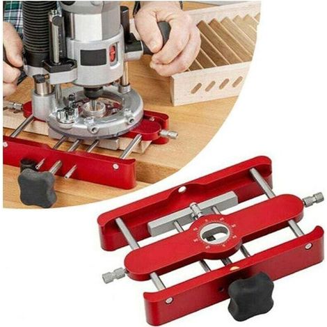Gabarit à mortaiser de précision et gabarit de menuiserie 2 en 1 pour localiser les perforations, connecteur de serrage pour le travail du bois (1/5)