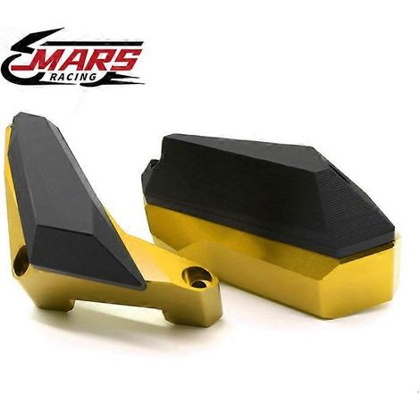 Para Yamaha YZFR3 15-20 R25 13-20 MT03 MT25 15-20 ABS 17-20 Protectores de motor izquierdo y derecho, deslizadores de chasis para motocicleta (dorado) (1/5)