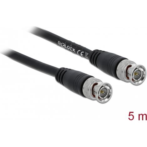 Kabel BNC Stecker zu BNC Stecker 5 m Delock