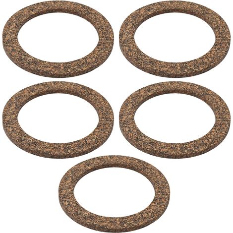 Lot de 5 joints en liège pour bouchon de carburant essence 82-4048 F4048 compatible avec BSA compatible avec Matchless 6,3 cm (1/5)