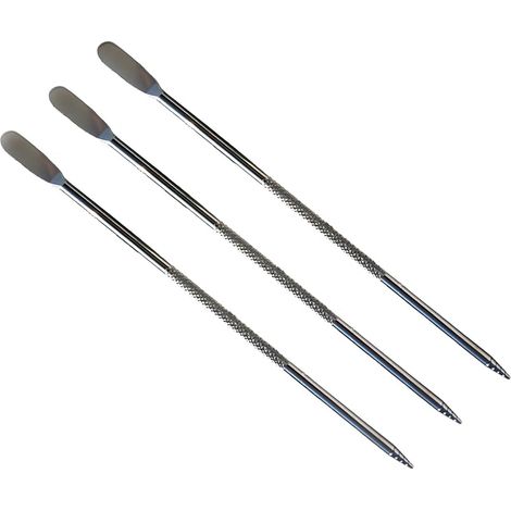 Lot de 3 Stylo à latte, Acier inoxydable, 13,5 cm, Outil dessin café, Barista