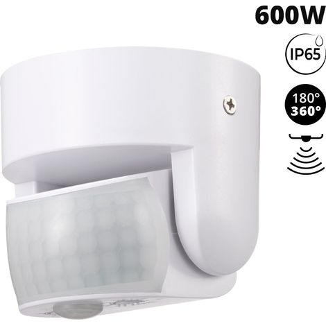 Sensor De Movimiento PIR - 3 En 1 - 180°/360° - 600W - IP65