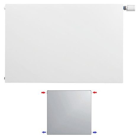 Buderus C-Plan 10/500/800 Logatrend Flachheizkörper, 338-1,Stopfen - 7750302108 von Buderus