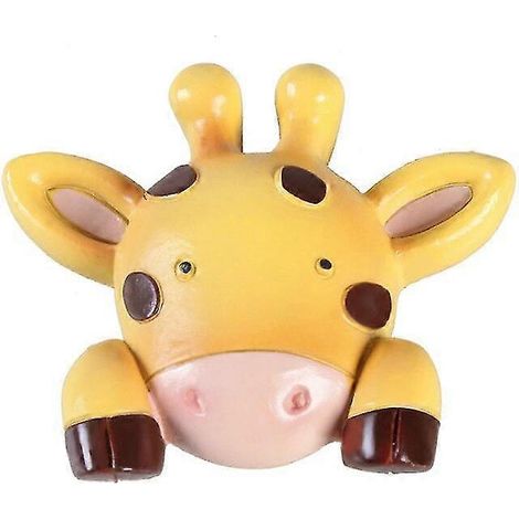 2 autocollants décoratifs 3D en résine représentant des animaux, parfaits pour les prises et interrupteurs de salle de bain, cuisine et salon. (1/5)