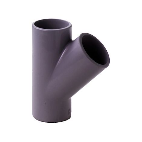 Pièce en T GF 45° égale ABS d 20